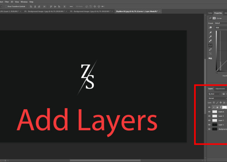 How to ADD a LAYER in Photoshop Featured v4
